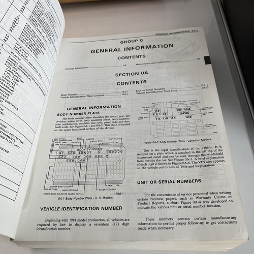 1981 Buick Chassis Service Manual Original Shipping Box TUAR Used Dealership - Picture 8 of 12