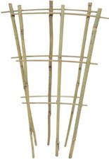 3 X(60cm) Bamboo Fan Pot Ladder Trellis, Outdoor,Indoor Plant Support,(Pack 3)