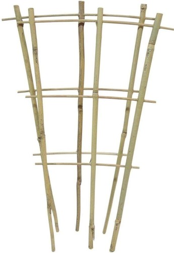 3 x (60 cm) Bambus Lüfter Topfleiter Gitter, Außen, Innen Pflanzenunterstützung, (3er Pack) - Bild 1 von 4