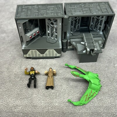 Star Trek Next Generation Micro Worf, Borg Ship, Bird of Prey Ship - Incomplete