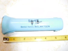 Vintage Benton Harbor, MI Blossom Lanes Bowling Retractable W. Broom Advertising