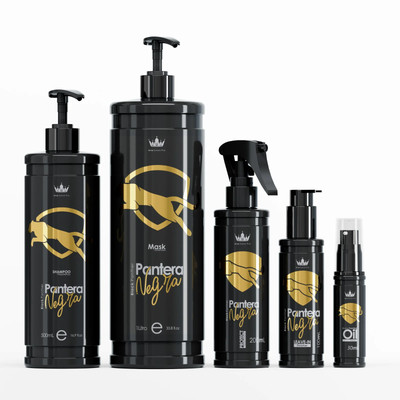 Black Panther Ana Paula Carvalho Pantera Negra Brazilian Keratin 5 itens SET