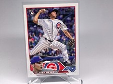 2022 TOPPS MLB HAYDEN WESNESKI RC #638 CUBS