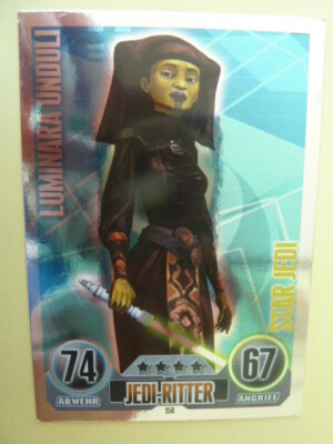 Force Attax Clone Wars 1 (2010, blau), Luminara Undouli (158) Star Jedi