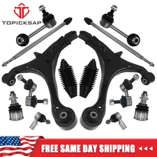 Set of 14 For 02-06 Honda CR-V Steering Tie Rod Sway Bar Control Arm Ball Joint