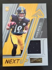 🏈2022 Panini Playbook Football Calvin Austin III RC Next Up NU-33 Steelers NM🏈