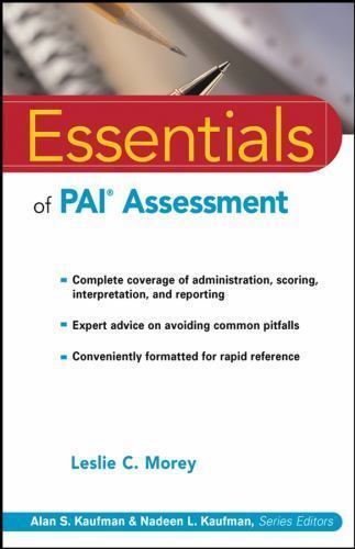 Essentials of PAI Assessment Morey Paperback John Wiley & Sons 9780471084631