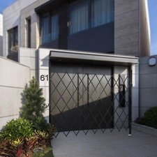 7.22 7.5ft Folding Door Gate Security Gate Accordion Barricade Door 2.2 2.28m