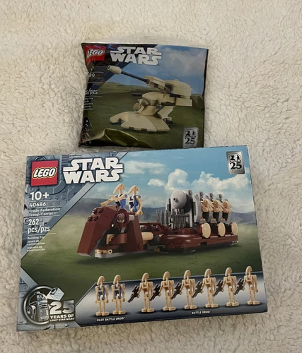 LEGO Star Wars 40686: Trade Federation Troop Carrier, 30680 AAT Polybag NEW