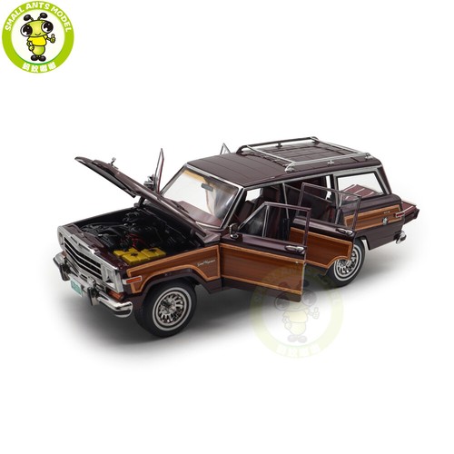 1/18 Jeep Grand Wagoneer 1991 DD MODELS BLACK CHERRY Diecast Model Car - Picture 7 of 18