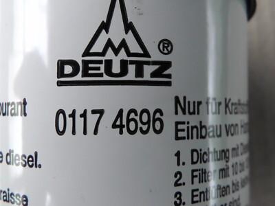 0117 4696 Kraftstoffwechselfilter Kraftstofffilter Dieselfilter Deutz AG