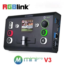 RGBlink Mini-Pro V3 4-Channel HDMI Multi Format Video Mixer Switcher Streaming