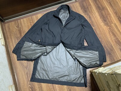 Vintage Prada GoreTex Techwear Black Coat Jacket Size 54 | eBay