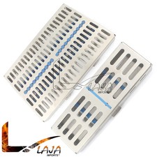DENTAL AUTOCLAVE STERILIZATION CASSETTE RACK BOX TRAY FOR  5  20  INSTRUMENT