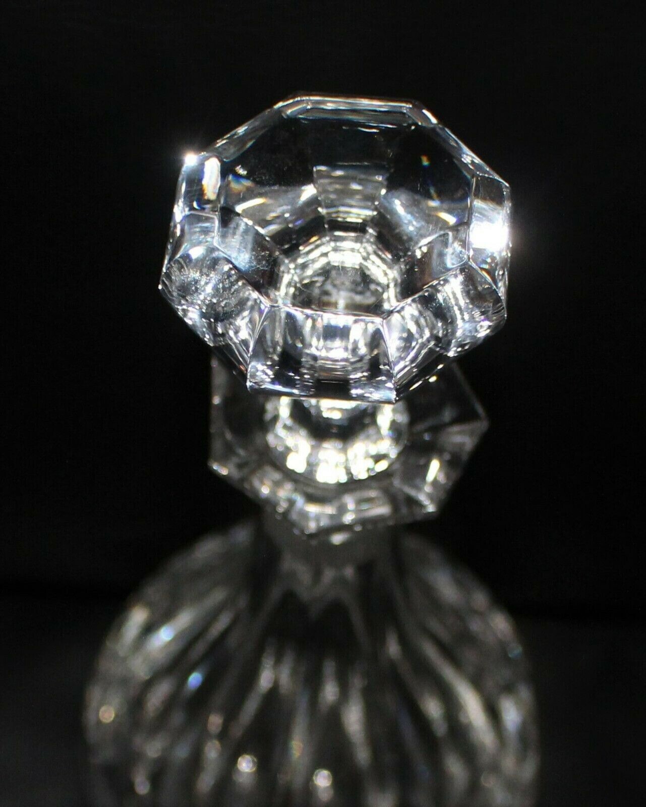 Baccarat Crystal Malmaison Courvoisier Decanter w/stopper 12" tall eBay