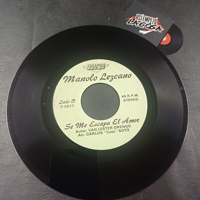 Manolo Lezcano - Por Si Acaso / Se Me Escapa El Amor - Latin, Salsa, VZLA, 1980s