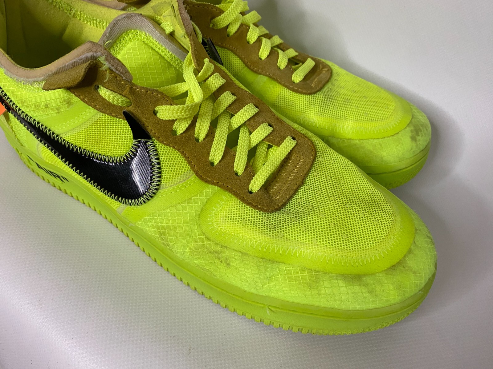 OFF WHITE X NIKE NIKE X OFF WHITE AIR FORCE 1 LOW VOLT A04606 700 TAGLIA US11 UK 10 EU 45