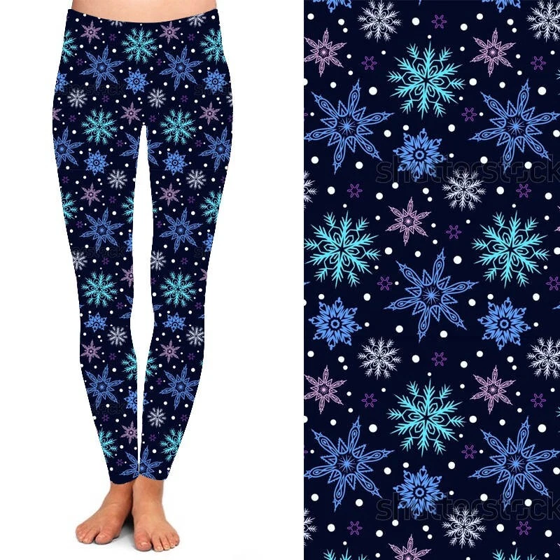 Lularoe snowflake shop leggings