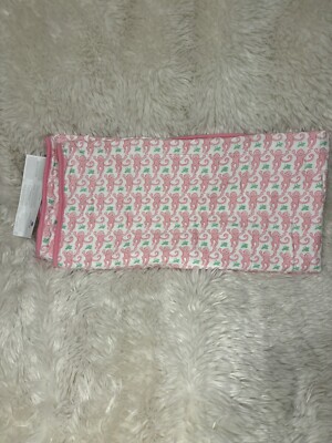 Pottery Barn Roller Rabbit Oversized Muslin Baby Blanket -47x47- Pink ...