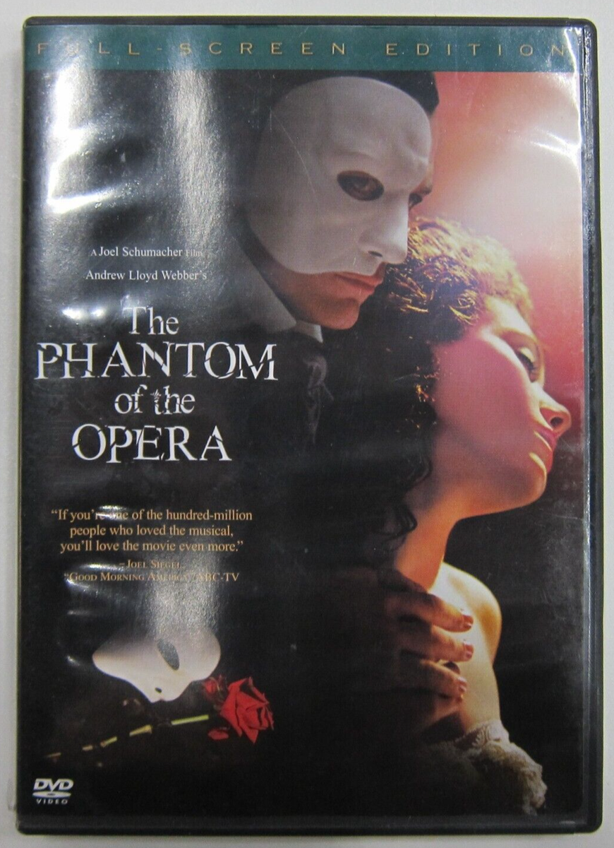 The Phantom of the Opera (Full Screen Edition) - DVD 85393895228| eBay