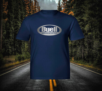 T-Shirt für Buell Fahrer / XB9 XB12 Lightning 1125R Firebolt Navy blau Gr: M-3XL