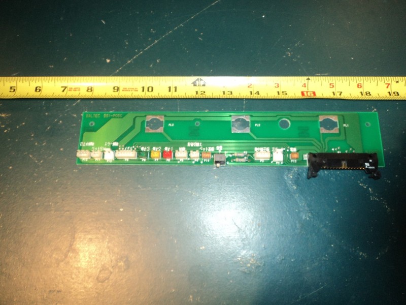 Pachislo Slot Machine Light Board from Below Reels, Originally from Roc-A-Billy