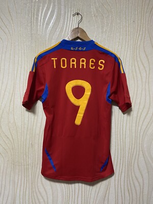 SPAIN 2010 2011 HOME FOOTBAL SHIRT JERSEY SOCCER ADIDAS V14921 sz