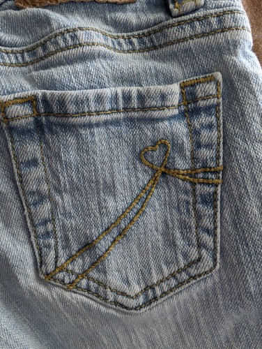 THE CHILDRENS PLACE Girls Size 4 bootcut light blue jeans - Picture 9 of 10