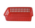 Greenbrier Plastic Bin Basket/ Organizing Storage 15 X 11 x 4  Red