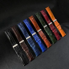 Crocodile Leather Watch Band Men Real Crocodile Watch Band Quick Release Classic