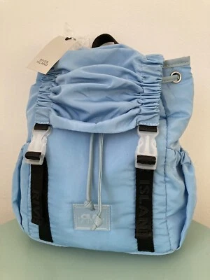 river island BACKPACK light BLUE WOMAN GIRLS BAG BACKPACK new