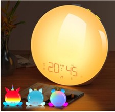 Sunrise Alarm Clock with Bluetooth Speaker, Backlight Sleep Aid, Night Light