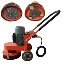 INTBUYING Concrete Floor Grinder with Watermill Polishing Diamond Discs 220V