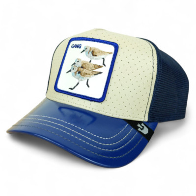 Goorin Bros LIMITED RELEASE Sand Dollar Bird Gang Farm Animal Leather Hat