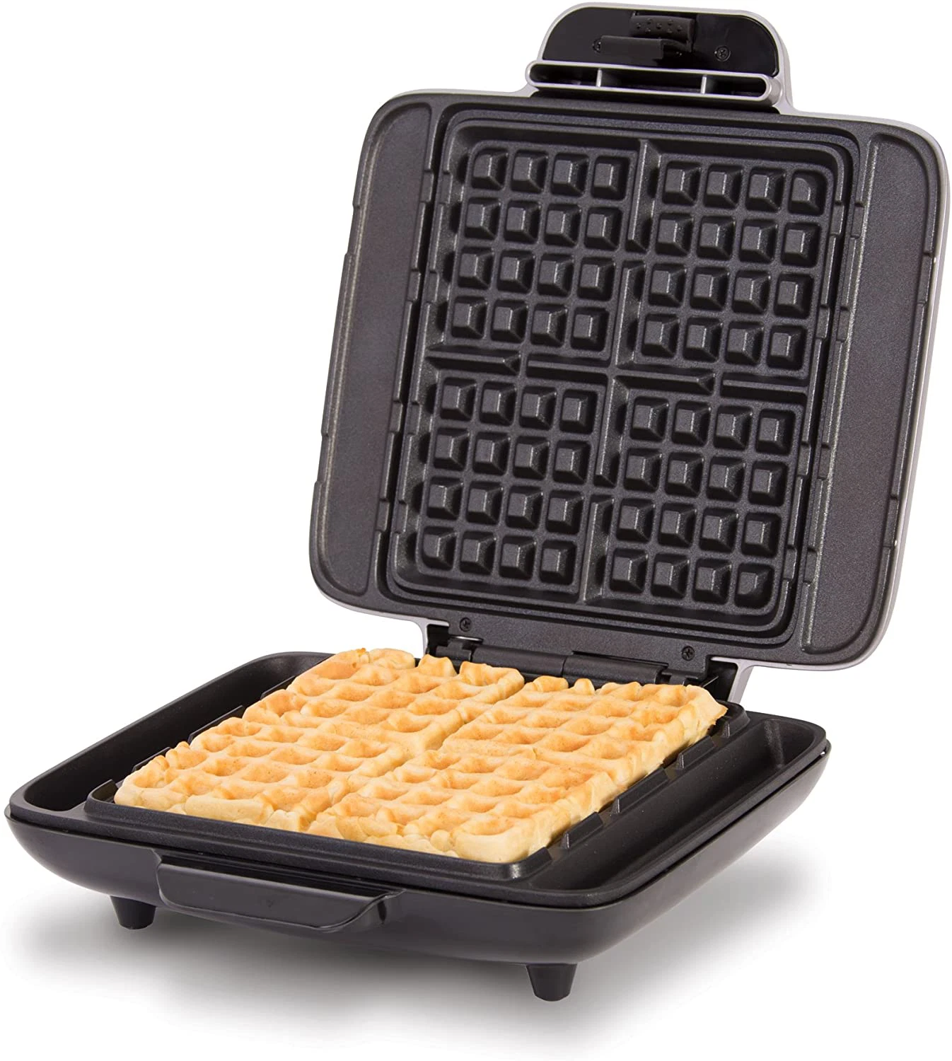 DASH No-Drip Belgian Waffle Maker: Waffle Iron 1200W + Waffle Maker Machine For