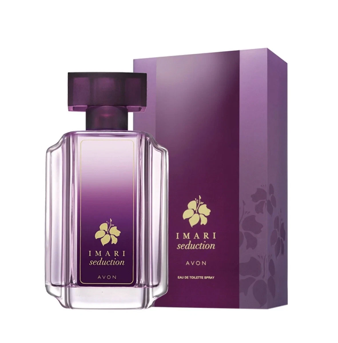 new Avon Imari Seduction EDT Cologne PERFUME Spray 1.7 oz purple