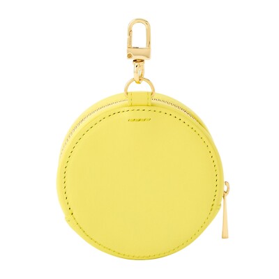 Pokemon Center Pikachu Genuine Leather Mini Round Pouch JAPAN 2025