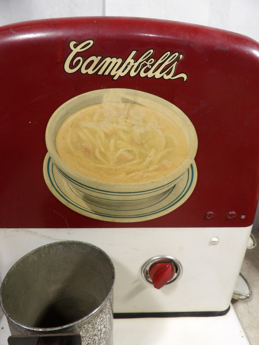 Vintage 1950s Campbells Soup Kitchen A/E2 Vending Hot Soup Station