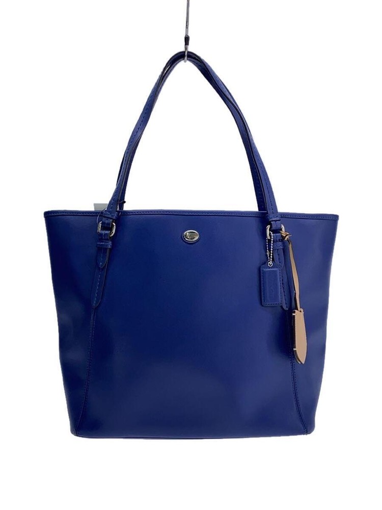 COACH Tote Bag PVC BLU f27349