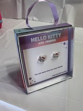 Sanrio Hello Kitty Silver Plated Stud Earrings. Retail 50
