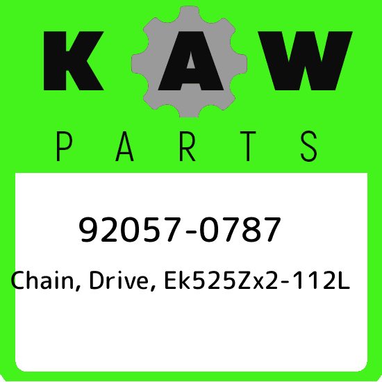 92057-0787 Kawasaki Chain, drive, ek525zx2-112l 920570787, New