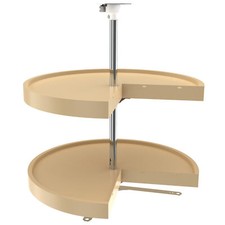 Rev-A-Shelf Lazy Susan Pie-Cut Polymer 2-Shel...