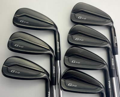 Ping G710 Black Dot Irons 4-PW - Ping AWT 2.0 Regular Flex +0.5