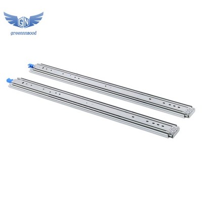1 Pair Locking Drawer Slides 30 Inch Full Extension & Lock 500 lb Load Capacity