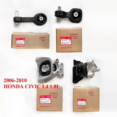 Set of 4 Engine Motor&Trans Mount Kit For 06-10 Honda Civic 1.8L Auto Trans OEM