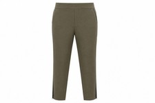 Athleta Brooklyn Ankle Pant Sz 6 Brown Stretch Pull On Career Travel Slit Hem