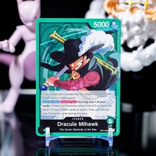 One Piece Dracule Mihawk OP14-020 The Azure Sea's Seven Leader - Near Mint