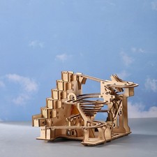 en bois à billes, modèle de circuit, casse-tête, assemblage automatique,