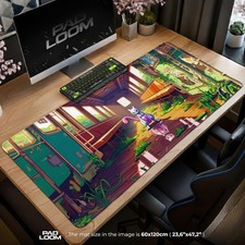 Pok mon Mouse Pad Mewtwo Desk Mat, Overgrown Train XL Gaming Mousepad