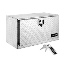 ARKSEN 30 Inch Heavy Duty Aluminum Diamond Plate Tool Underbody Box, Waterpro...